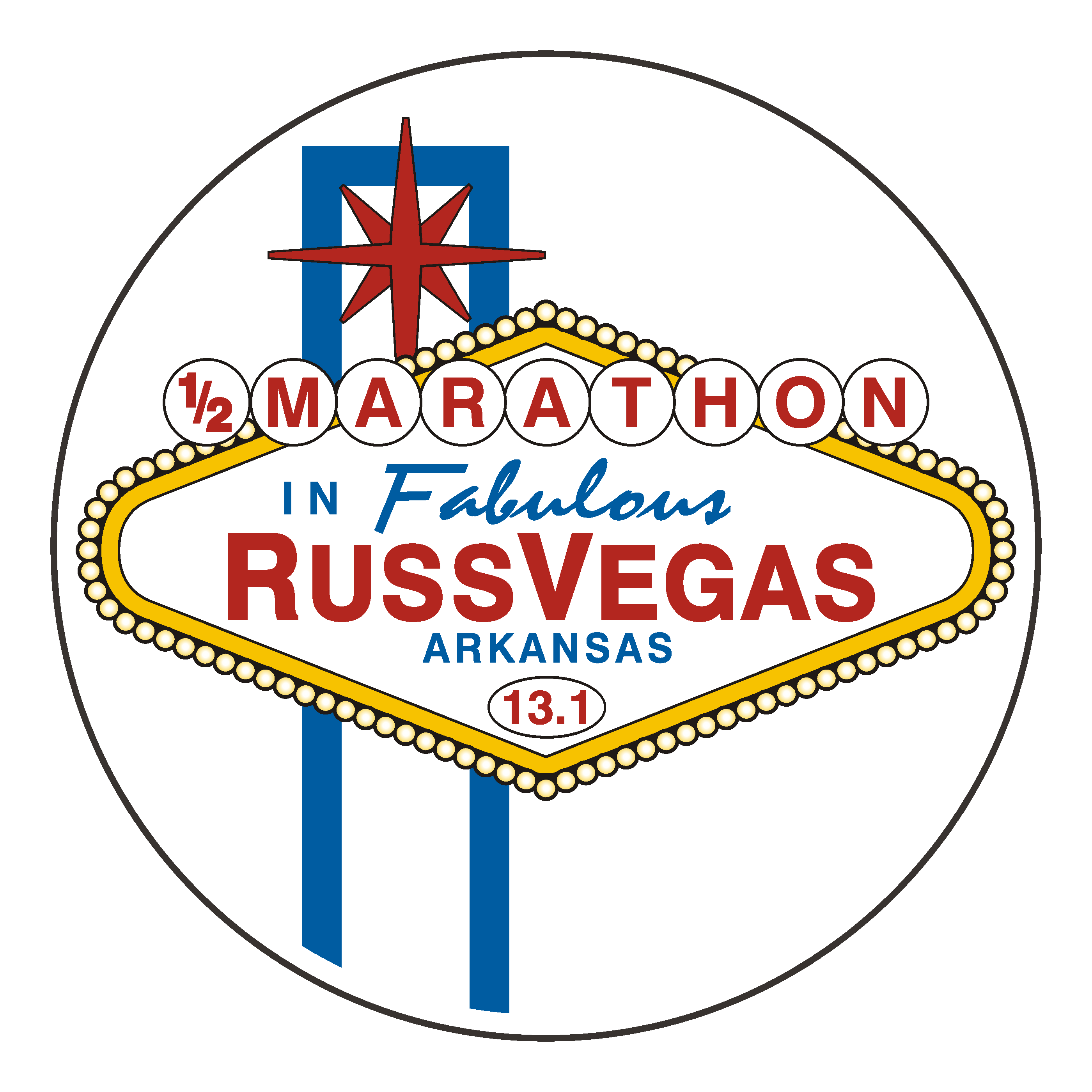 Russvegas Half-Marathon logo
